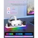 thumbnail image 3 of Base de Carga AARONMEI Meta Quest 3S PD 18W RGB Blanco, 3 of 3