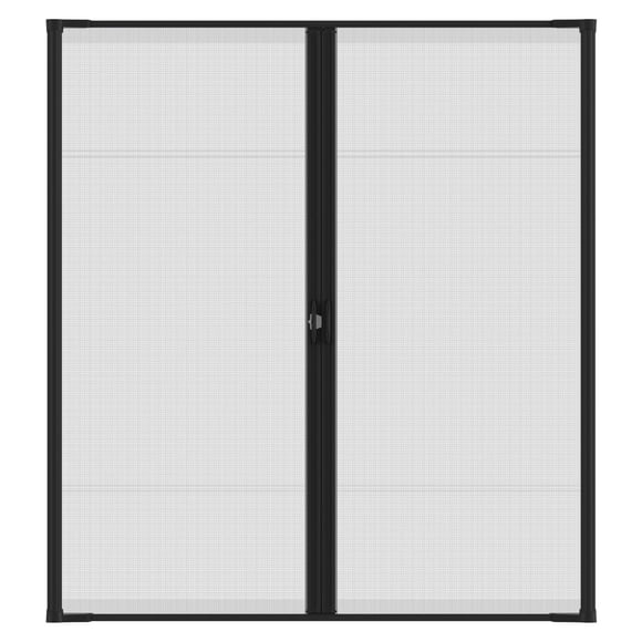 Puerta mosquitera retráctil Brisa Double Black EZ-Glide de Larson
