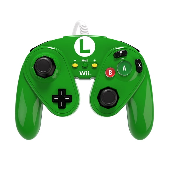 Control Clásico con Cable PDP Luigi para Wii U