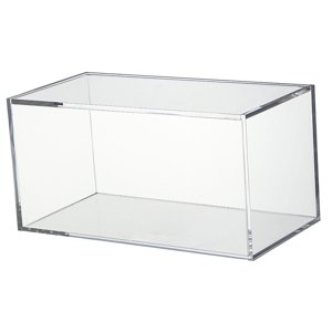 Bothyi - Caja De Acrílico Con Tapa Bar Suministros De Oficina Cafetería Caja De Almacenamiento De Té De Acrílico