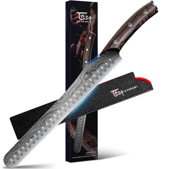Cuchillo de trinchar SYOKAMI para cortar pechugas, 30 cm, estilo japonés