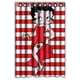 thumbnail image 1 of Hermosa cortina de ducha con estampado de Betty Boop, juego de cortinas de baño con ganchos, tamaño 48 x 72 pulgadas, 1 of 3