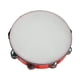 thumbnail image 3 of Panderetas De Mano De Madera Percusión De Jingles De Metal Para Adultos De Fiesta De Iglesia 10 Pulgadas Rojo, 3 of 5
