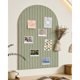thumbnail image 1 of Large Arched Felt Bulletin Board, Sized 36 x 24 for Office, 1 of 3