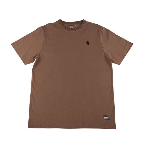 Polera Hombre Grizzly Griptape Embroidered OG Bear Café Latte