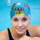 thumbnail image 4 of Canciones infantiles Gorro de Natación de Licra, Gorro de Baño de Tela Cómoda, Gorro Elástico Antideslizante para Hombres, Mujeres y Niños, 4 of 6