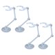 thumbnail image 5 of 4x Clear Doll Model Support Stand Soporte De Figura De Acción Para 1/144 Toy HG/RG/SD Blanco, 5 of 5