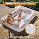 thumbnail image 3 of Tumbona hinchable para bronceado Float Sloosh XL, color blanco avena, 3 of 7