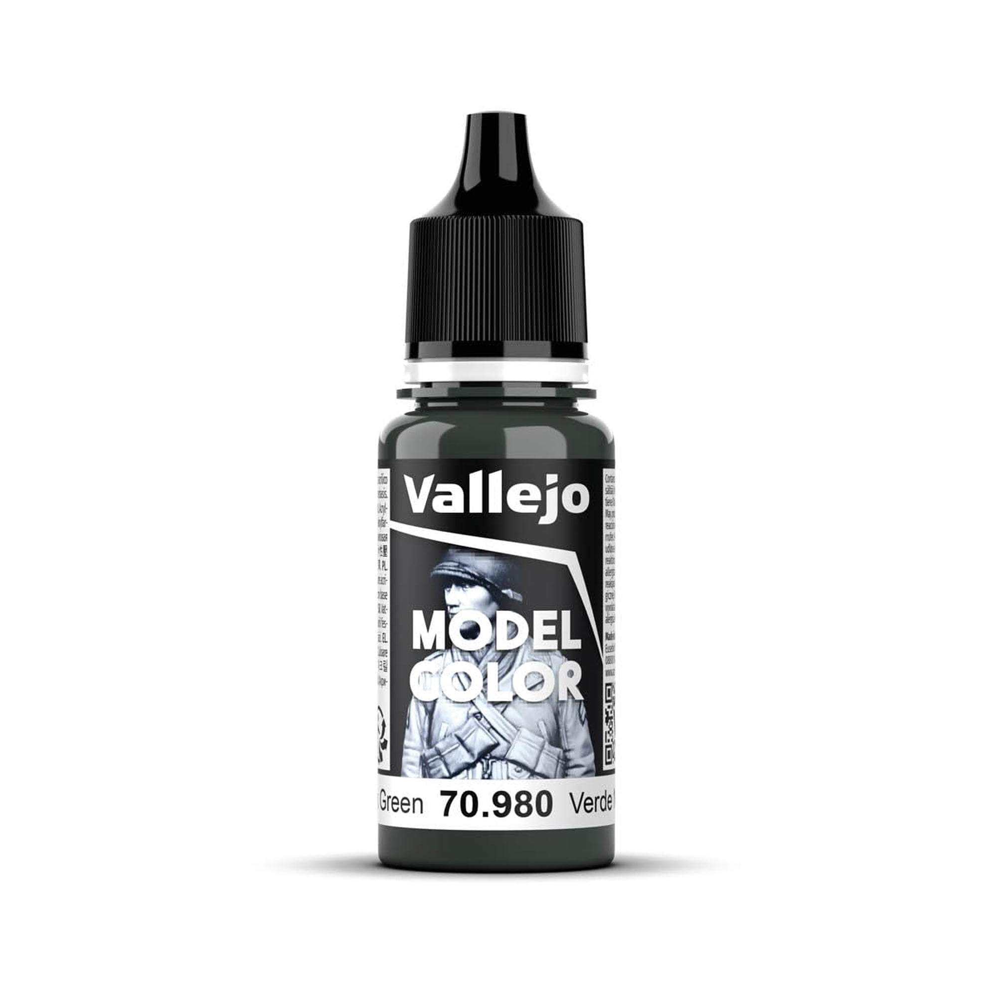 Paint Vallejo Model Color Negro Verde 17ml