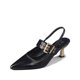 thumbnail image 5 of Zapato Taco Talón abierto Hebilla Mujer Weide YOU539, 5 of 9