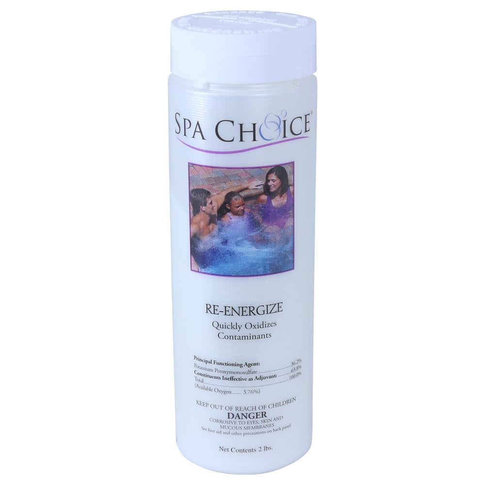 Spa Shock Spachoice Re-energize Premium, 0,9 Kg, Para Bañera De Hidromasaje