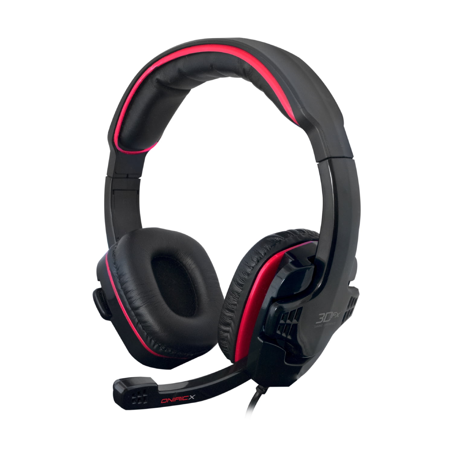 3dfx - Audífonos Gamer Oniricx C/v Adap 3.5 Mm Negro