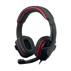 3Dfx Audifono Gamer C/V Adap 3.5Mm Red Black