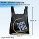 thumbnail image 2 of Camiseta YoyoRain con bolsa de plástico, 300 unidades, con asa, negra, 2 of 6