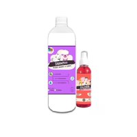 Mascokits - Kit Shampoo Perro Pelaje Blanco 1Lt + Colonia Berries 150Ml