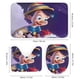 thumbnail image 3 of Las aventuras de Pinocho-theme 4-Piece Shower Curtain Set with Rugs, Waterproof Bathroom Decor Set Includes Bath Mat, U-Shaped Rug, Toilet Lid Cover and Curtain with Hooks, 3 of 6