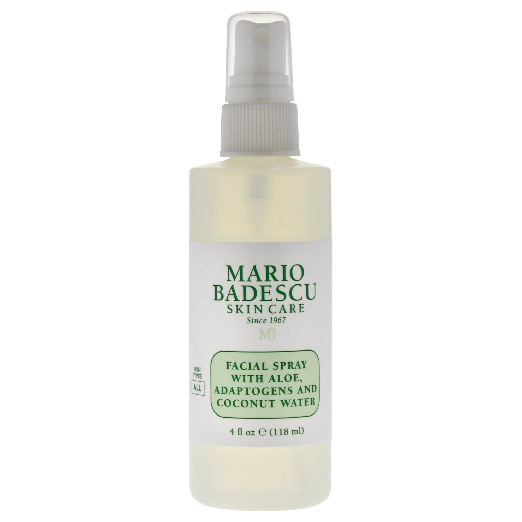 Mario Badescu - Spray Facial Con Adaptógenos De Aloe Y Agua De Coco De Para Mujeres - Spray De 4 Oz