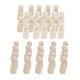 thumbnail image 3 of 40 Piezas 55 Mm En Blanco DIY Madera De Madera Mu?ecas De Clavija Pastel De Boda Topper Artesanía, 3 of 6