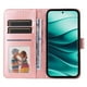 thumbnail image 3 of Funda tipo cartera FOXDOCK para Xiaomi Poco X7 5G , diseño girasol en relieve, cuero PU, cierre magnético, soporte y tarjetero, 3 of 5