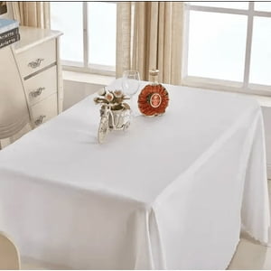 Genérico - Mantel Rectangular Diseños 140X220 Blanco