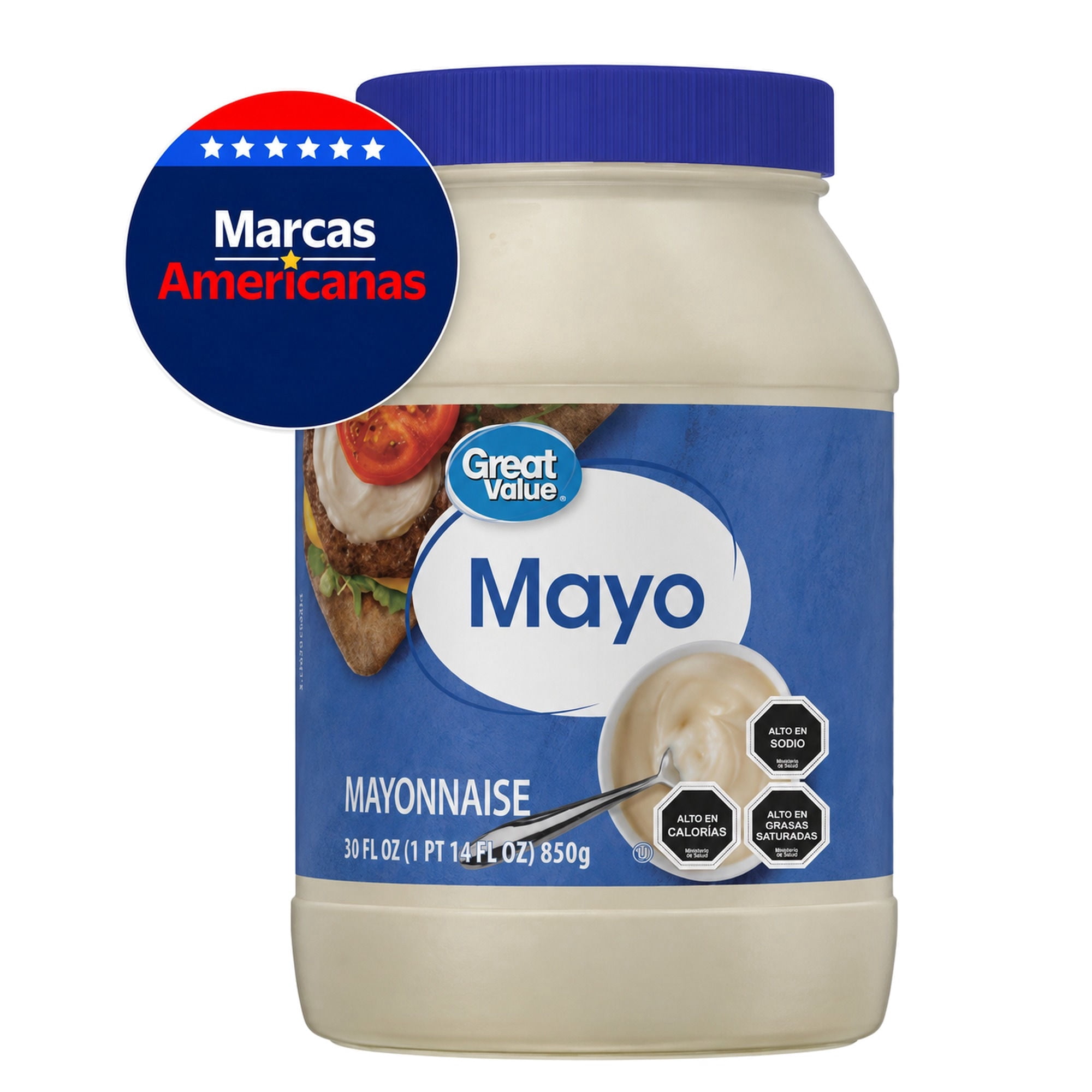 Mayonesa Regular Frasco 850 g Great Value