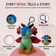 thumbnail image 3 of Peluche De Dragón Wings Of Fire Glory Y Mystery, 3 of 7