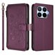 thumbnail image 2 of Funda Cartera Mariposa para [Xiaomi 17T Pro] con Soporte y Cremallera Violeta, 2 of 6