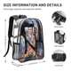 thumbnail image 3 of Archermochila Transparente Temática Resistente Y Duradera Bolsa See through Para Trabajo Deporte Universidad Y Viaje 31 × 43 Cm, 3 of 6