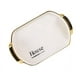 thumbnail image 1 of Bandeja Elegante Servir Dorado Decorativa Ovalada Ex Grande, 1 of 1