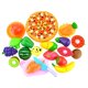 thumbnail image 2 of Los Ni?os Fingen El Juego De Roles Cocina Cortando Fruta Vegetal Comida Juguete 24 Piezas, 2 of 5