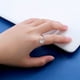 thumbnail image 3 of Anillo perro mujer mascota ajustable plata 925, 3 of 3