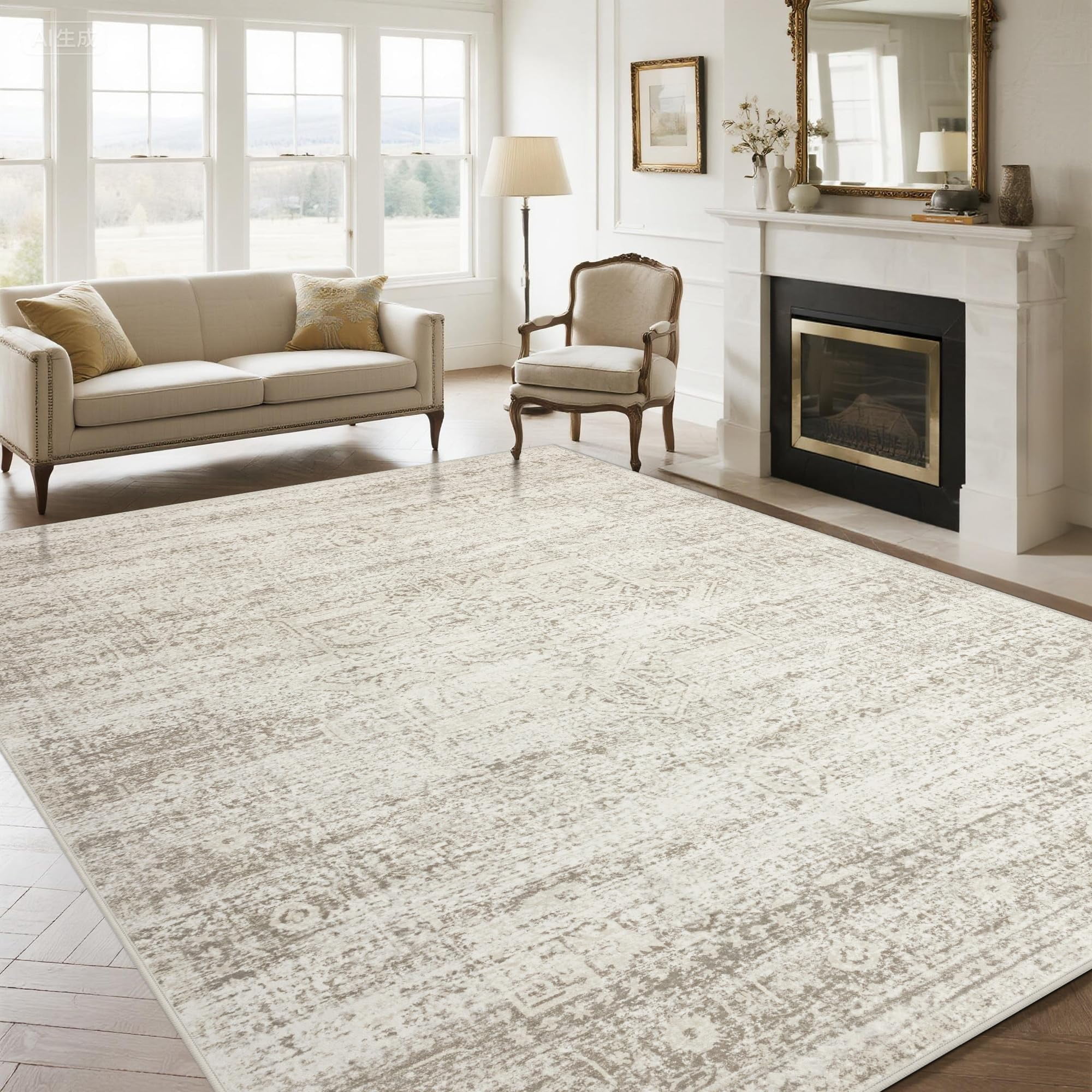 Alfombra Srugn 270 X 360 Cm Beige
