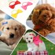 thumbnail image 5 of Uxcell Lazos Lindos para el Pelo de Perro, Lazo Pequeño de 2" con Banda de Goma, Accesorios de Disfraces Hechos a Mano para Mascotas, (Púrpura Claro, 10 Piezas), Destinado para Cachorros Gatos Fiesta, 5 of 7