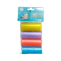 Total Click - Kit 4 Bolsas Para Desechos De Mascotas Perros Y Gatos Colores