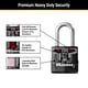 thumbnail image 2 of Padlock Master Lock Magnum Heavy Duty Outdoor, paquete de 2 unidades, M115XTLF, 2 of 3