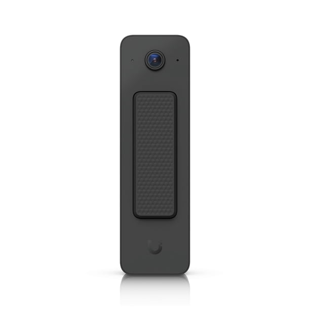 UVC-DOORBELL-LITE-B. Videoportero IP negro de 5 MP con audio y micrófono, PoE 1-100, clasificación IPX5, visión nocturna IR de 5 m, compatible con Protect.