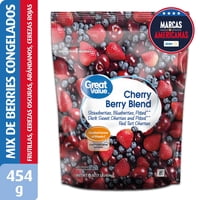 Mix De Berries Cherries Congelados 454 G Great Value
