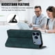 thumbnail image 3 of Funda Billetera para iPhone 17 Pro Imán y Resistente Verde, 3 of 6