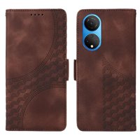 Carcasa Foxdock Honor X7 4G De Cuero Pu, Diseño Acolchado Clásico, Protección Contra Caídas Y Rayones