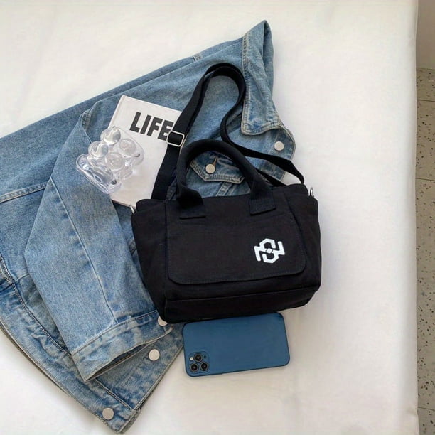 Vintage Crossbody Tote Bag, Retro Top Handle Satchel, Women's Casual Handbag & Shoulder Purse