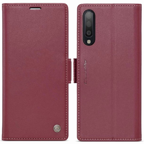 CaseMe tipo cartera Samsung Galaxy A50/A50S/A30S con cierre magnético, RFID, tarjetero, soporte, carga inalámbrica