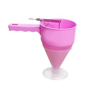 Bothyi - Dispensador De Masa Dispensador De Embudo Mezclador De Masa 8 Mm Para Hornear Postre Pastel Rosa
