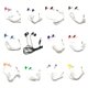 thumbnail image 2 of Auriculares y auriculares TFD Supplies, paquete de 50 unidades en tarro de almacenamiento, 2 of 3