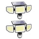 thumbnail image 1 of Luces solares Onforu 3000LM 258 LED de 3 cabezales con control remoto, paquete de 2, 1 of 8