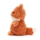 thumbnail image 3 of Peluche Jellycat Little Fox de 18 cm, juguete de peluche Woodland, 3 of 5