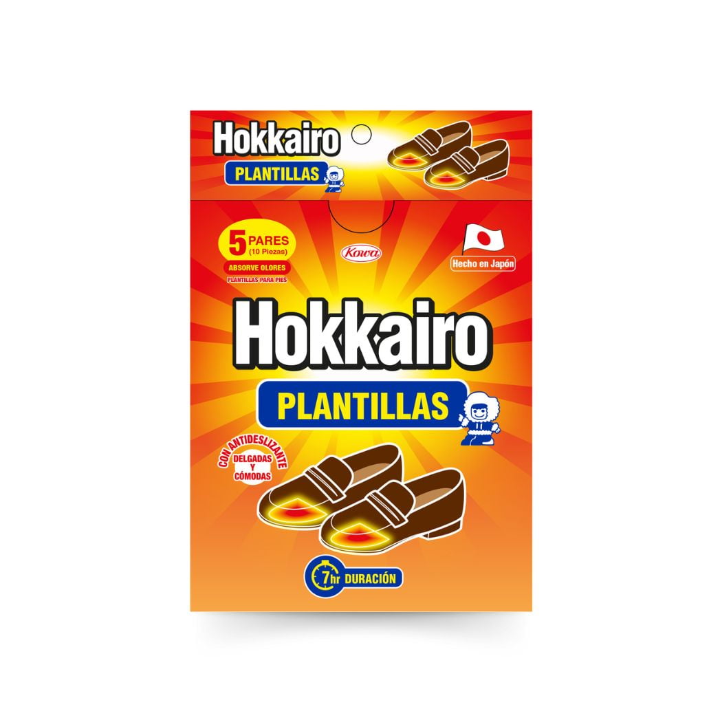 Hokkairo Plantillas Térmicas Para Zapatos (5 Pares)