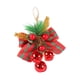 thumbnail image 5 of Adorno De Lazo De Campanas, Decoraciones Navideñas Artesanales Novedosas Para Fiesta Navideña, 3 Rojo, 5 of 5