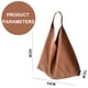 thumbnail image 2 of Bolso de cuero, bolso grande para el trabajo, bolso de cuero para viajes, bolso para la escuela, 2 of 5