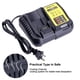 thumbnail image 5 of Cargador de batería Biswaye DCB112 de 20 V como máximo compatible, 5 of 9