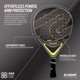 thumbnail image 2 of Pala de Pádel ZUSSET Boost 2025 Gota 365 g de Fibra, 2 of 3